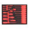 153 pc 1/4'' and 3/8'' Ratchet and Socket and Bit Socket Set Foam Insert (Ks. v balení 153)