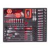 153 pc 1/4'' and 3/8'' Ratchet and Socket and Bit Socket Set Foam Insert (Ks. v balení 153)