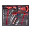 36 pc Spanner, Lights, Cutting and Measuring Set Foam Insert (Ks. v balení 36)