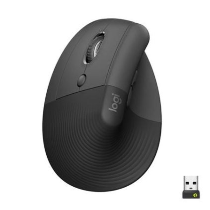 Logitech Wireless Mouse Lift for Business Left, graphite / black