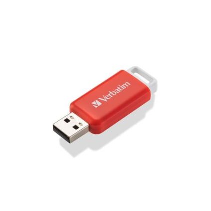 Verbatim 16GB USB Flash 2.0 DataBar červený