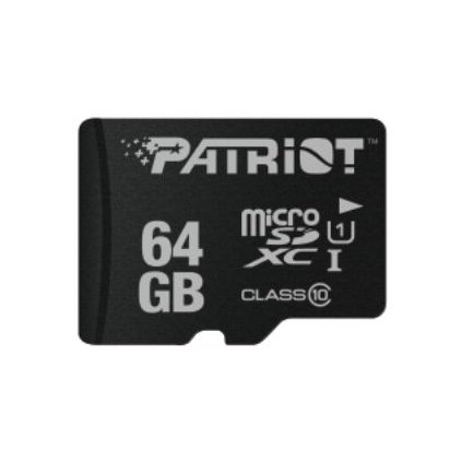 Patriot 64GB microSDHC Class10 bez adaptéru