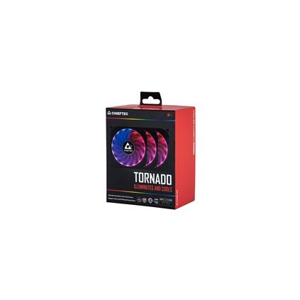 Chieftec RGB větrák TORNADO CF-3012-RGB
