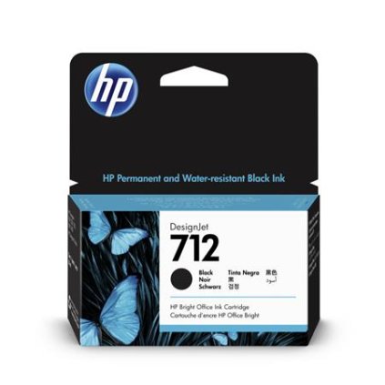 HP 712 38-ml Black DesignJet Ink
