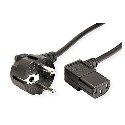 C-TECH kabel síťový 220/230V 2 m, lomený