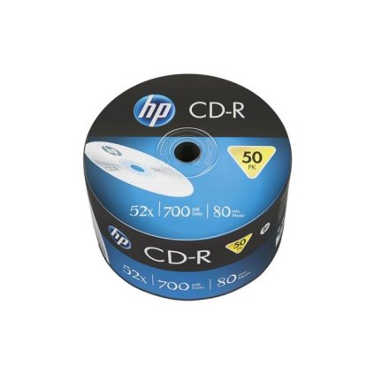 HP CD-R 700MB (80min) 52x 50-spindl Bulk