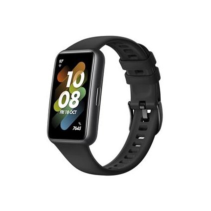 Fixed Silikonový řemínek Silicone Strap pro Huawei Band 7, černý