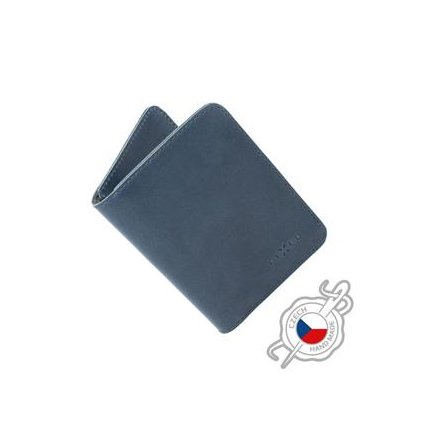 Fixed Kožená peněženka Wallet XL, modrá