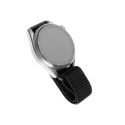 Fixed Nylonový řemínek Nylon Strap s Quick Release 22mm pro smartwatch, černý