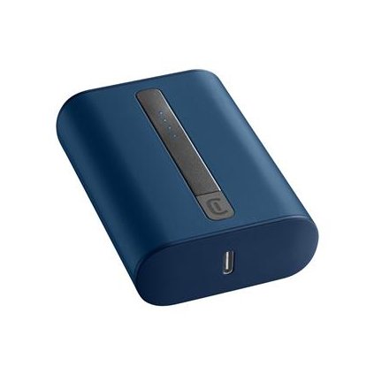 Cellularline Powerbanka Thunder 10 000 mAh, modrá