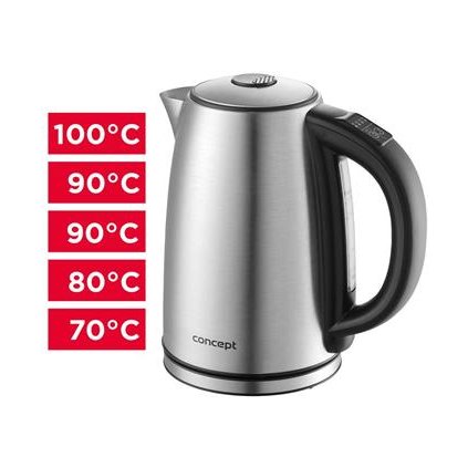 Concept Rychlovarná konvice s regulací teploty 1,7 l  RK3350