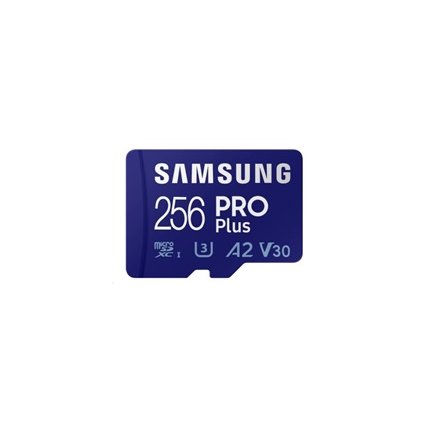 Samsung micro SDXC karta 256GB PRO Plus + SD adaptér