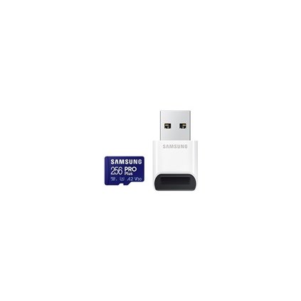 Samsung micro SDXC karta 256GB PRO Plus + USB adaptér