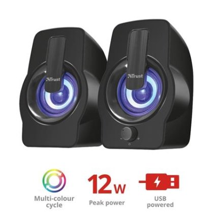 TRUST Gemi RGB 2.0 Speaker Set - černý