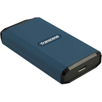 Transcend ESD410C 2TB, USB 20Gbps Type C, Externí odolný SSD disk (3D NAND flash), 2000MB R, 2000MB W, modrý