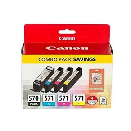 Canon PGI-570 CLI-571 PGBK C M Y BK MULTI 1x15ml +4x7ml