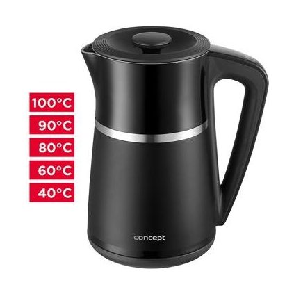 Concept Rychlovarná konvice s regulací teploty 1,7 RK3100