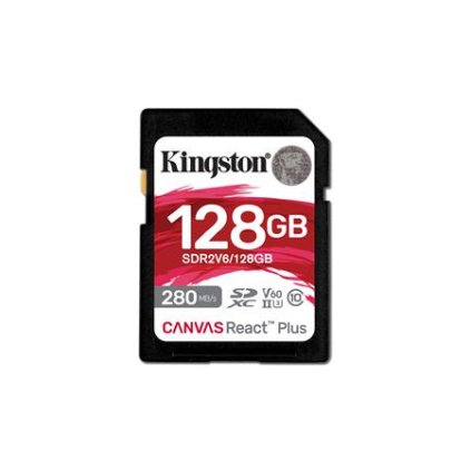 Kingston Canvas React Plus SDHC 128GB UHS-II U3 Class 10