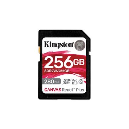 Kingston Canvas React Plus SDHC 256GB UHS-II U3 Class 10