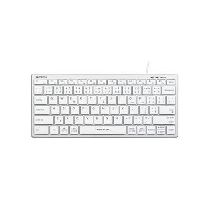 A4tech FX51, kancelářská klávesnice, CZ, bílá
