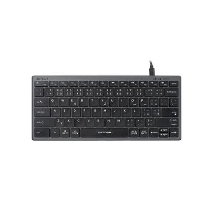 A4tech FX51, kancelářská klávesnice, CZ, šedá