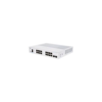 Cisco switch CBS250-16T-2G (16xGbE,2xSFP,fanless) - REFRESH