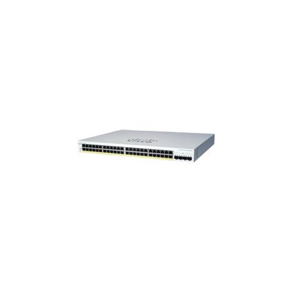 Cisco switch CBS220-48FP-4X (48xGbE,4xSFP+,48xPoE+,740W) - REFRESH