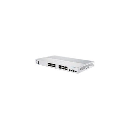Cisco switch CBS250-24T-4G (24xGbE,4xSFP,fanless) - REFRESH