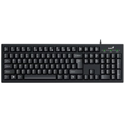 Genius Smart KB-100 Drátová Copilot USB černá CZ+SK layout