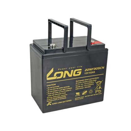 LONG baterie 12V 62Ah M6 DeepCycle (22NF305CN)