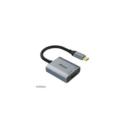 Akasa čtečka karet AK-CR-10BK (SD, microSD), externí, USB 3.2 Type-C