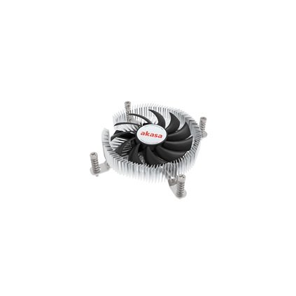 Akasa chladič CPU Extra Secure Ultra-Low Profile Aluminium Intel LGA1700 Thin Mini-ITX Cooler