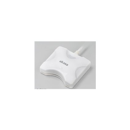 Akasa externí čtečka Smart karet - bílá