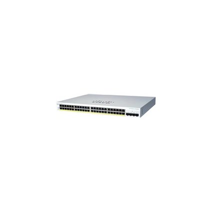 Cisco switch CBS220-48P-4X-EU (48xGbE,4xSFP+,48xPoE+,382W) - REFRESH