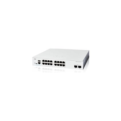 Cisco Catalyst switch C1300-16T-2G (16xGbE,2xSFP,fanless) - REFRESH