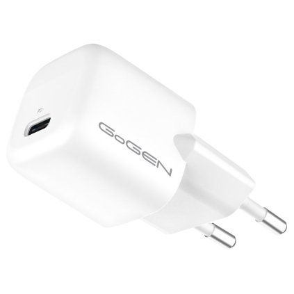 GoGEN Nabíječka do sítě ACHPD130, 1xUSB-C PD, 30W - bílá