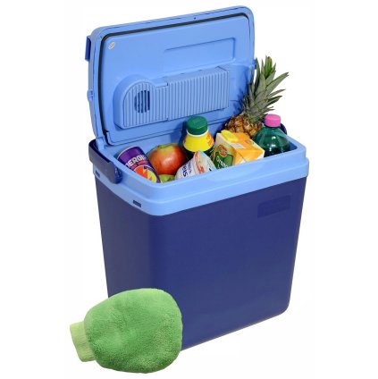 Compass Chladící box  25litrů BLUE 230/12V displej s teplotou