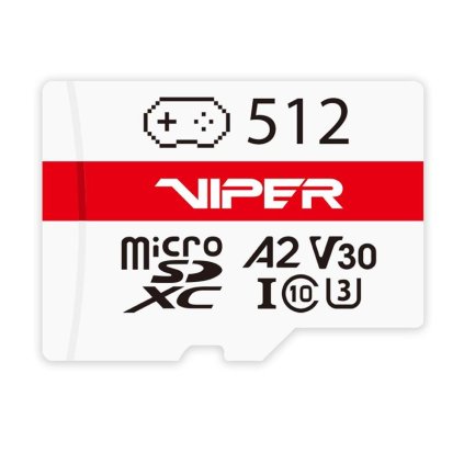 Patriot Viper 512GB Micro SDXC UHS-I U3 A2 C10 V30