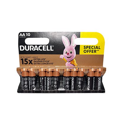 Baterie Duracell Basic, AA (LR6), blistr, 10-pack, 42308