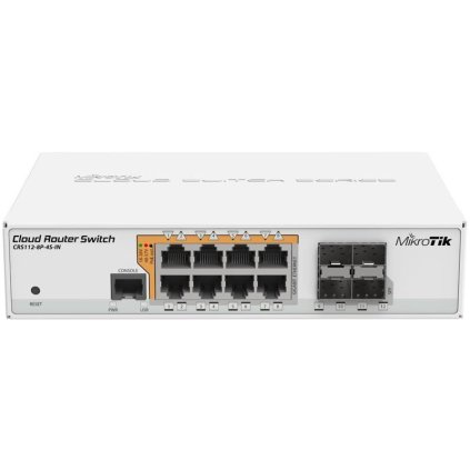 MikroTik CRS112-8P-4S-IN  Cloud Router Switch