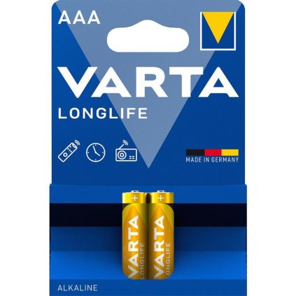 VARTA LR03 2BP AAA Longlife Alk 