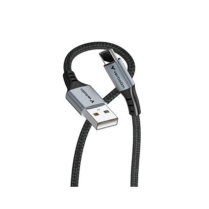 Verbatim USB kabel USB A samec - USB C samec, 18W, 1.2m, černý, box, 31843
