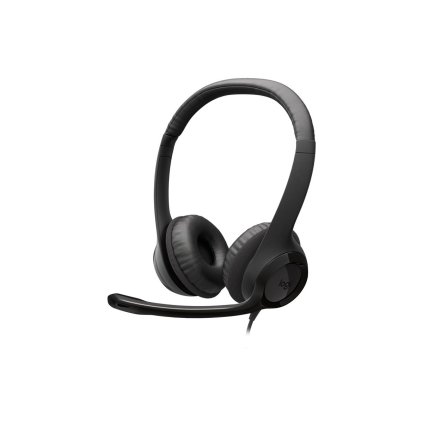 Logitech H390 USB-C Computer Headset Midnight Black