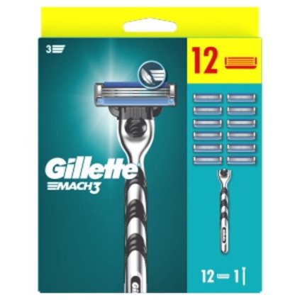 Gillette (strojek+12hlavice/bli) Mach3