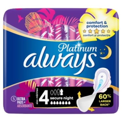 Always ultra Plat (5ks/fol) SecureNight