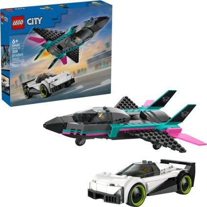 Lego 60489 Tryskáč vs. auto 