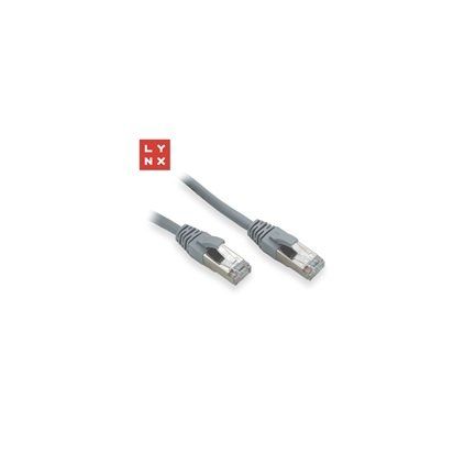 LYNX FTP patch kabel Cat5e PVC, CCA, 3m, šedý