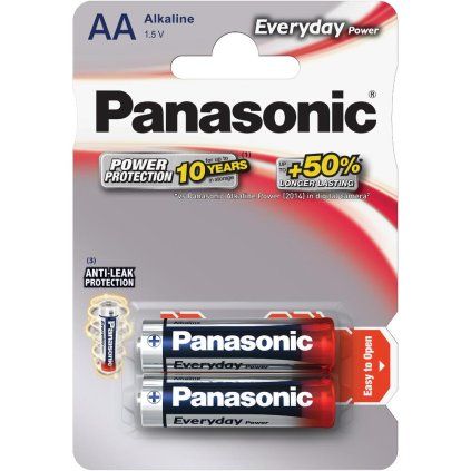 Panasonic LR6 2BP AA Ev Power alk