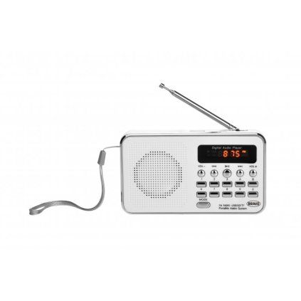BRAVO Rádio Sam B-6039, bílá