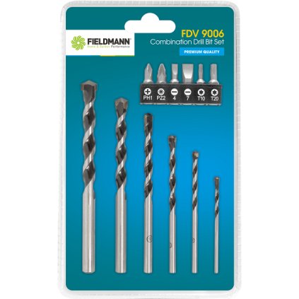 FIELDMANN FDV 9006 Sada 12ks vrtáky/bity